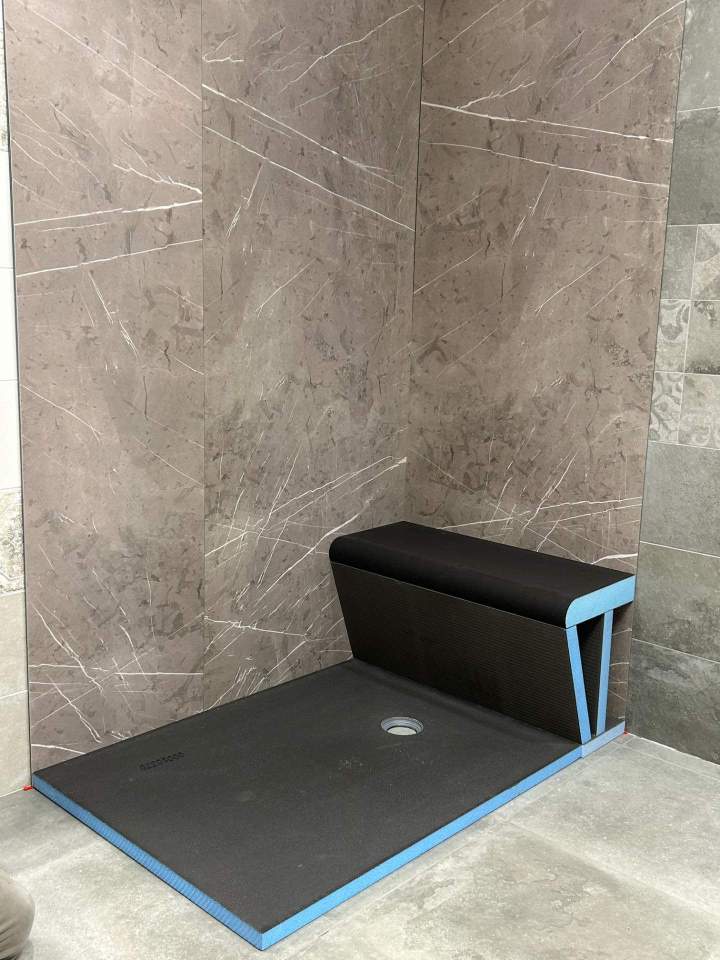 sorena wedi 8 paroi & banc & receveur